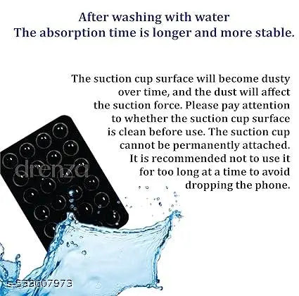 Grip XCEL™ Universal Silicone Suction Phone Holder – Hands-Free, Anti-Slip Stand for Mirrors, Showers & More