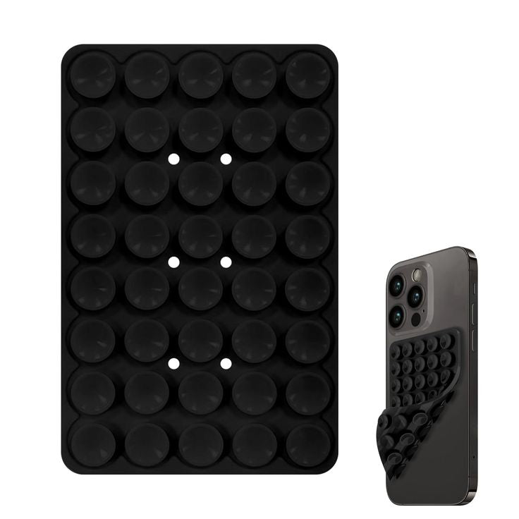 Grip XCEL™ Universal Silicone Suction Phone Holder – Hands-Free, Anti-Slip Stand for Mirrors, Showers & More